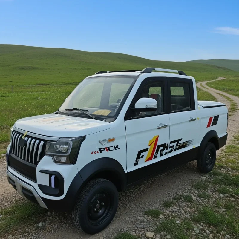 4WD Four-wheel Drive No Driving License Required Custom Color Pickup Truck 2000W-4000W Motor 60km/h Speed Moving