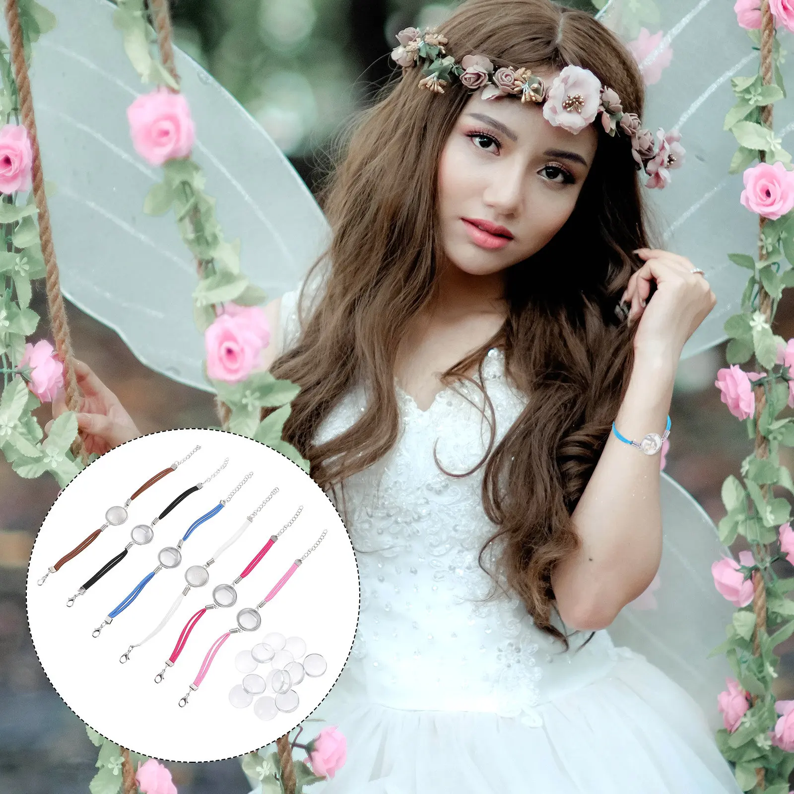 

12 наборов материалов для браслетов DIY: Премиальные искусственные основы-подложки, удобные в использовании, для вечеринок и путешествий, для изготовления украшений своими руками, хит продаж