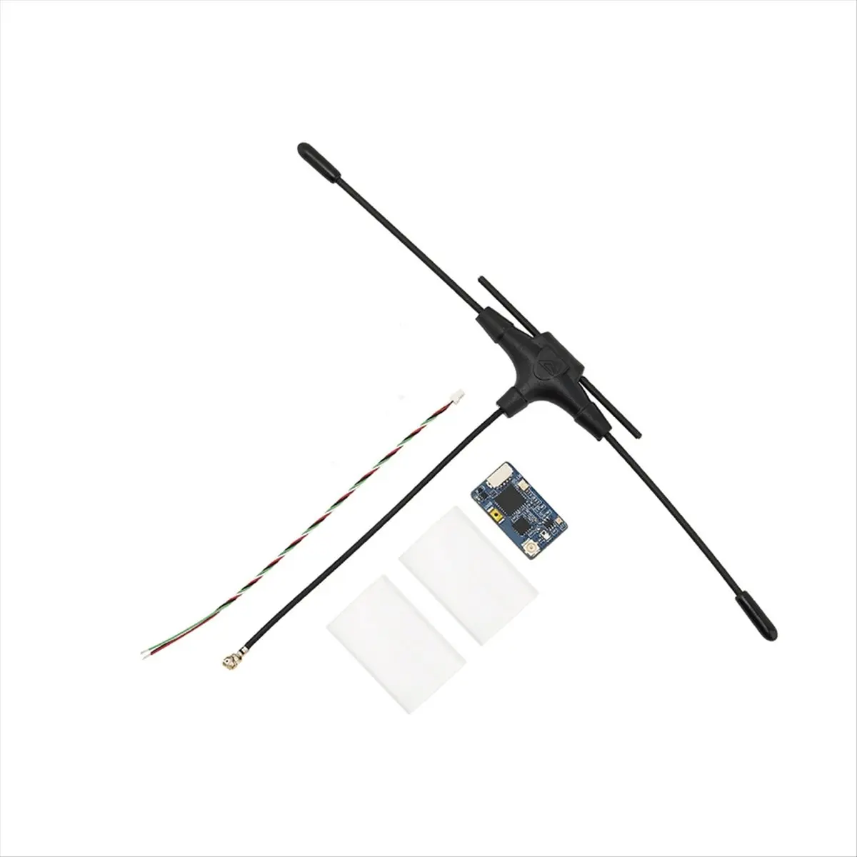 AT42 900/2400 ELRS Dual Band Nano Receiver Single Antenna Multi-Frequency RX Receiver 100MW Backhaul for RC FPV Drone