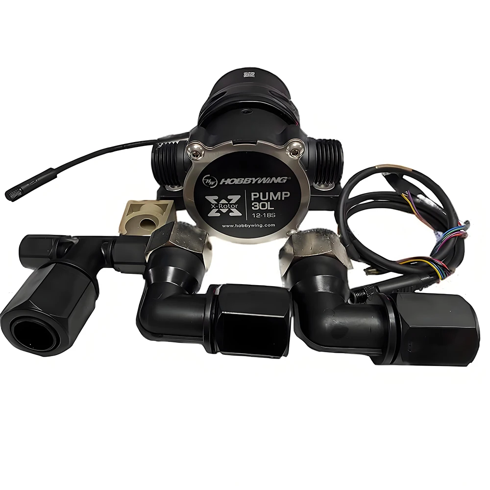 

Hobbywing 30L Flexible Impeller Pump 12-18S P66 Flow 20L/min Electrical Rubber Water Pump