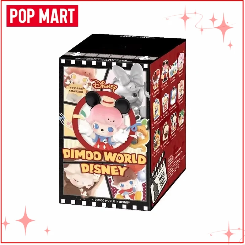 POPMART Dimoo World Disney-temático Caixa Cega Articulada