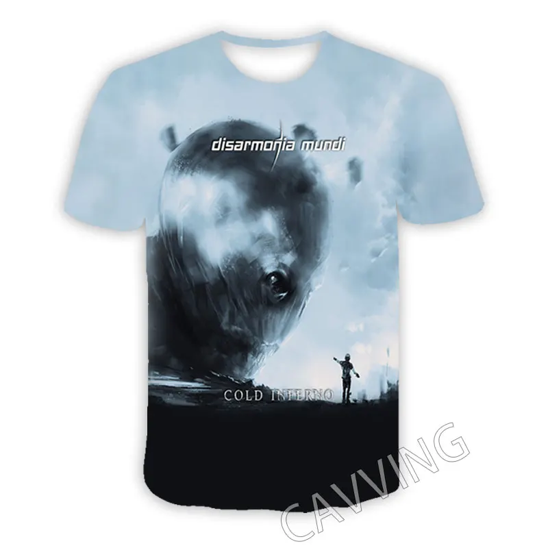 CAVVING 3D Printed   Disarmonia Mundi-Rock  Casual T-shirts  Hip Hop T Shirts Harajuku Styles Tops Clothing for Men/women