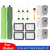 For IRobot Roomba I3 I4 I6 I7 I8 E5 E6 E7 J7 Robot Vacuum Cleaner Accessories Main Side Brush I,E & J Series Spare Parts
