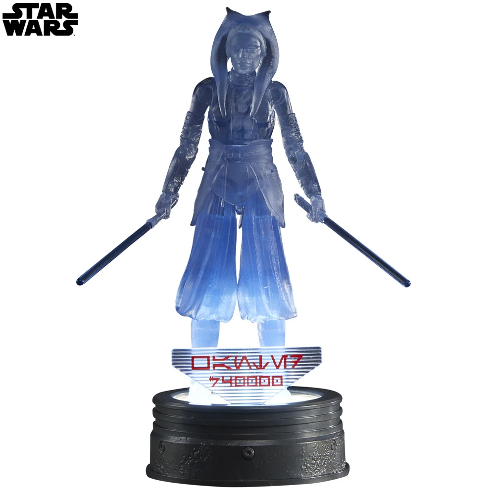 

Star Wars The Black Series: Ahsoka Tano (Light-Up Holopuck) 6-Inch Action Figure Collectible Figure Toy Gift