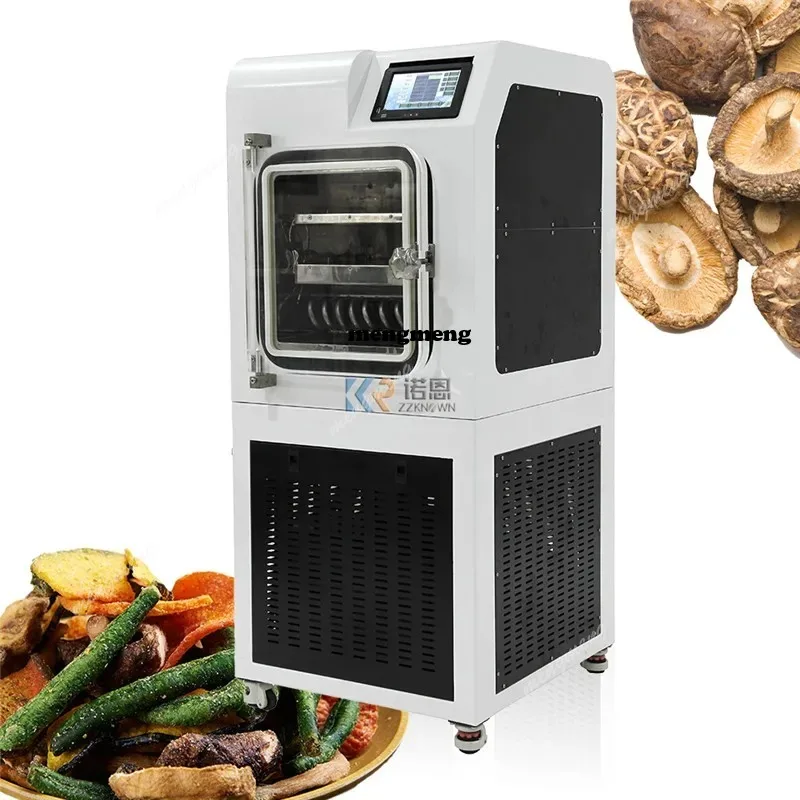 Electric Freeze Drying Machine Dryer Shelf Heating Lyophilizer Laboratory Vacuum Food Freeze For Vegetable Fruit