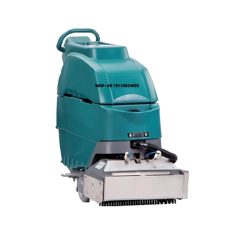 High Quality Electric Wired Automatic Escalator Step Cleaning Machine with Roller Brush 51cm Width for Shopping Mall Supermarket