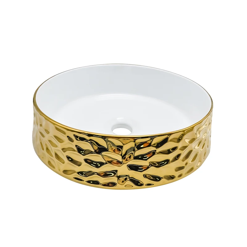 

Round design hotel art furniture countertop basin above counter sink wash basin