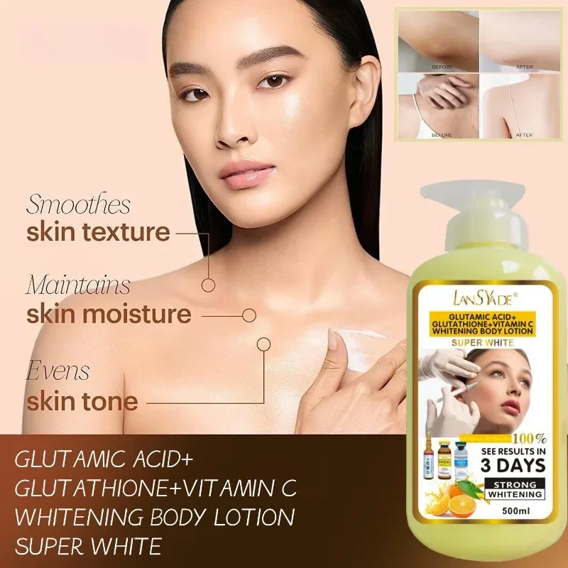 

VC Glutathione Brightening Body Cream Is Suitable Black Spots,unifies Skin Tone, A Powerful Moisturizing Whitening Body Cream