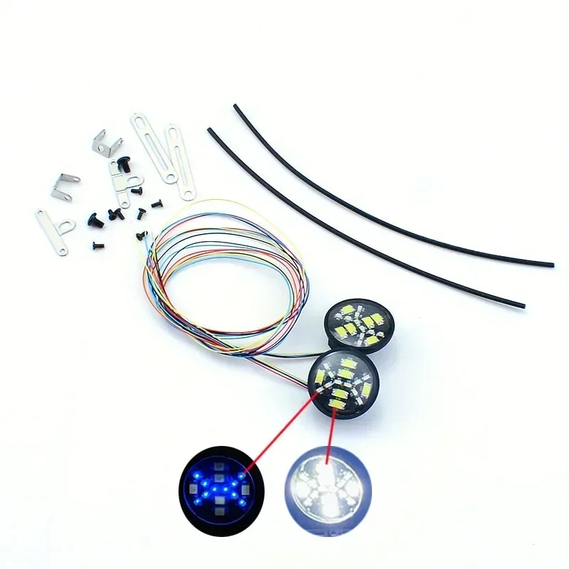 RC Truck LED Hoge Plafondspot Twee Kleuren Aanvullende Verlichting voor 1/14 Tamiya SCANIA 770S Volvo MAN 1/10 RC Crawler Auto TRX4 DIY