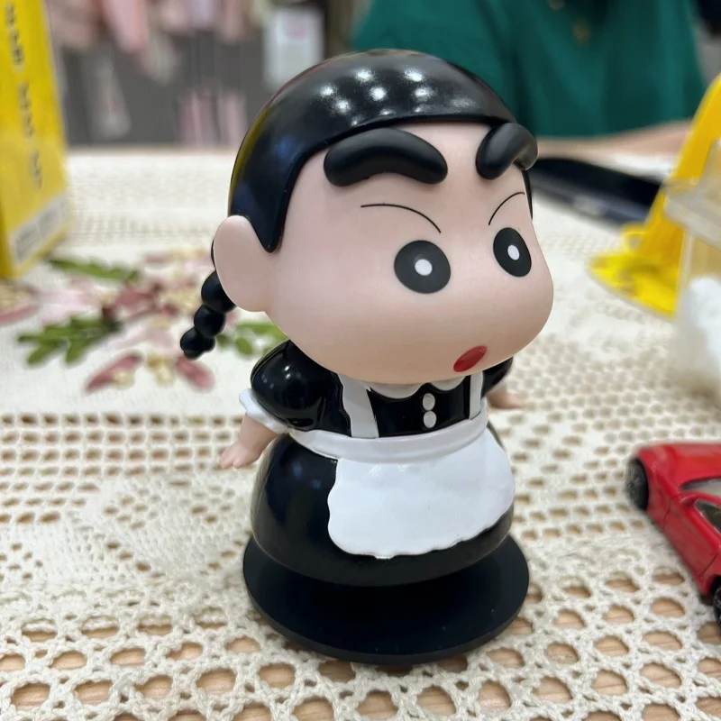 Anime Crayon Shin-Chan Action Figure Shin Chan Cos Hausmädchen Figuren Spielzeug Kawaii Puppe Sammlung Modell Ornamente Kinder Geschenk