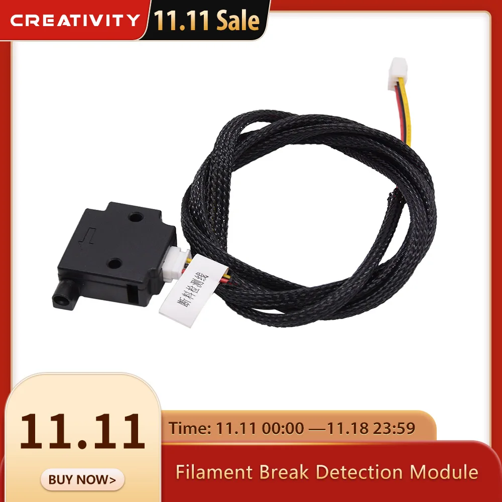 

3D Printer Filament Break Detection Module With 1M Cable Run-out Sensor Material Runout Detector For Ender-3 CR-10 3D Printer