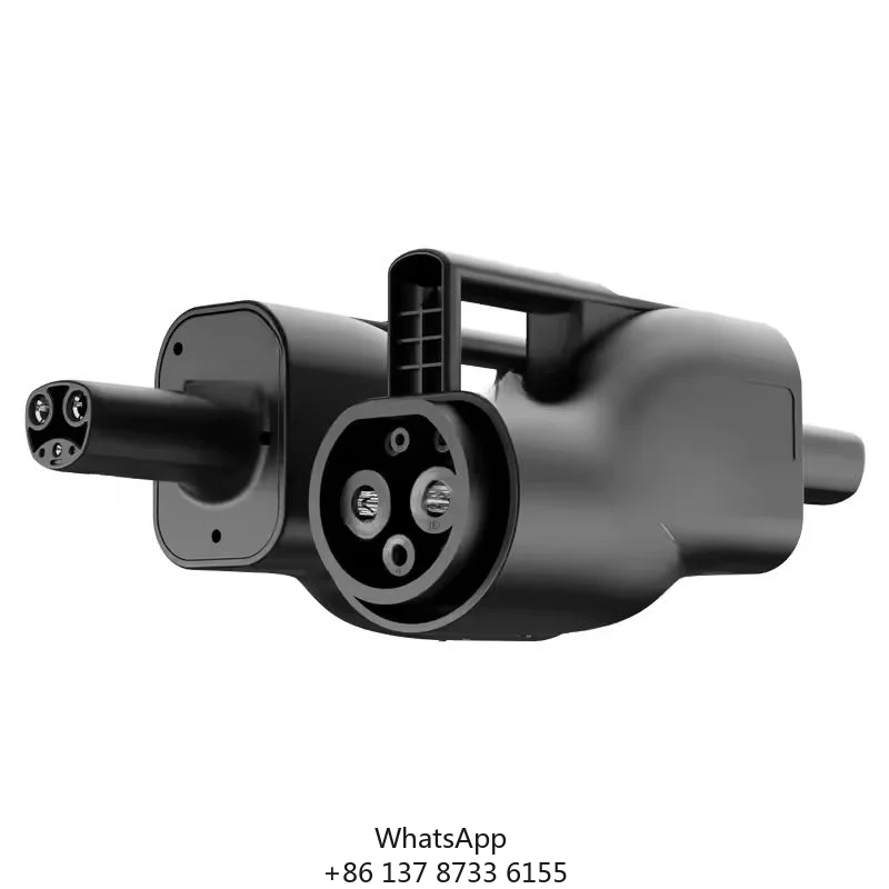 

Tary GB/T To NACS New Fast Charging EV Adapter GBT To Tesla Plug 1000V DC NACs Connector High-Speed Ev Charger Adapter