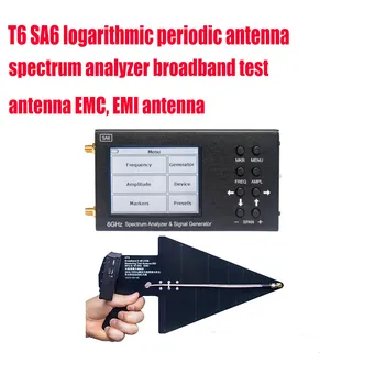 SA6 portable spectrum analyzer network +HT6 SA6 logarithmic periodic signal Nanovna F v2 generator Wi-Fi 2g 4G LTE CDMA GSM