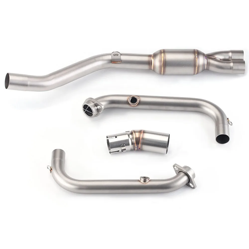 Für CF-Moto 450SR 450NK 2022-2024 Auspuffanlage Vorderes Verbindungsrohr Endschalldämpfer Auspuffrohre – Detail 3