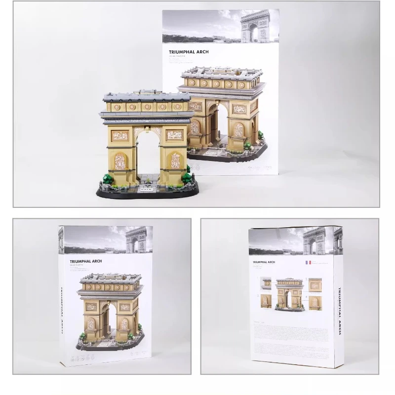 SEMBO París Arco De Triunfo bloques De construcción creativo De moda montaje punto De referencia modelo De construcción juguetes educativos adornos regalos