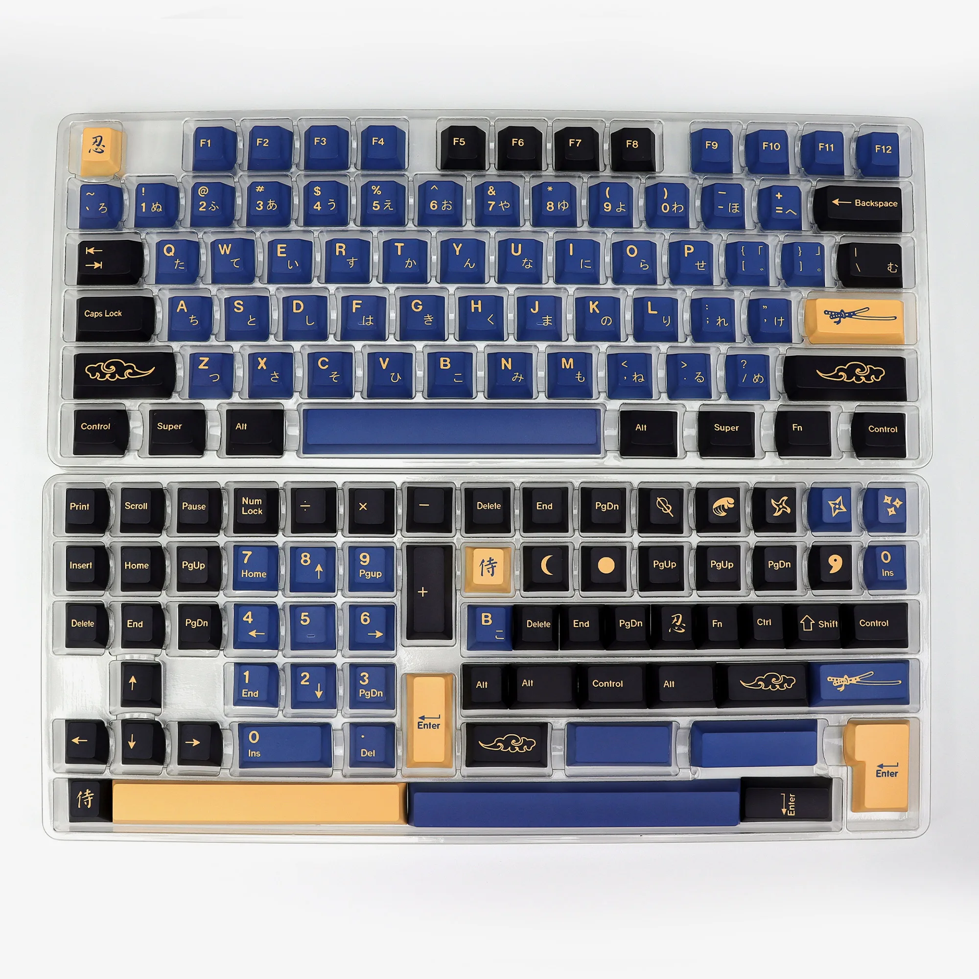 よ*ん様 key TENET70 GMK Blue Samurai 自作 GMK Blue Samurai Keycap