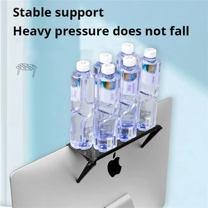 رف تخزين جهاز فك التشفير للتلفزيون ، جهاز توجيه للتحكم عن بعد ، ملحقات صغيرة ، متعدد الوظائف ، رف معلق قابل للتعديل ، أبيض ، أسود ، 1 قطعة أفضل 6 شاريوت مبيعا للملابس - رقم 1