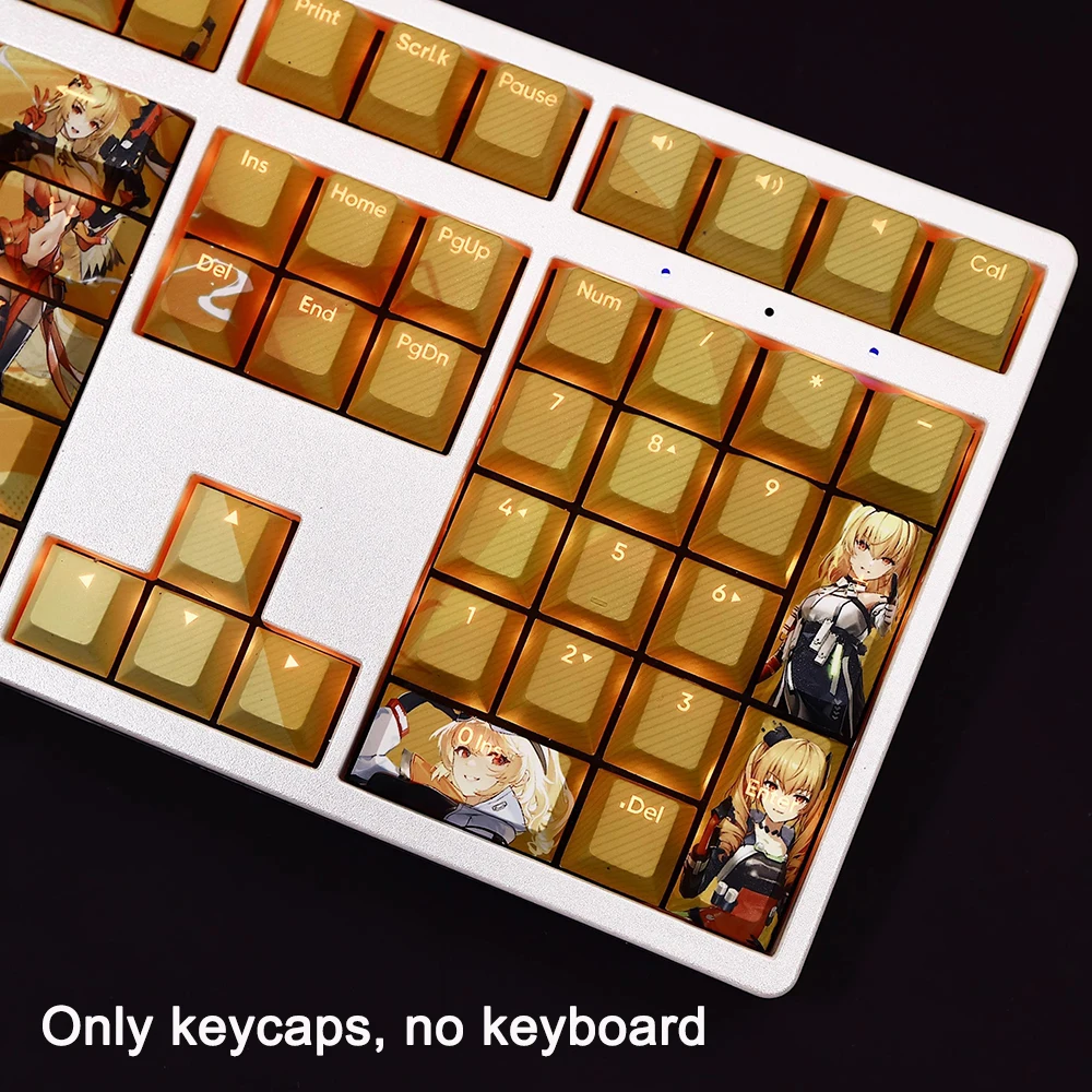 جديد كسر الثلج: منطقة الترفيه موضوع Keycap 108 مفتاح PBT الحرارية التسامي لوحة المفاتيح الميكانيكية الكرتون أنيمي لطيف لعبة كيكابس