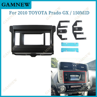 Car Radio Facia For 2010 TOYOTA Prado GX / 150 MID Fascia Panel Dash Kit Install Bezel Console Cover Adapter Plate Trim Surround