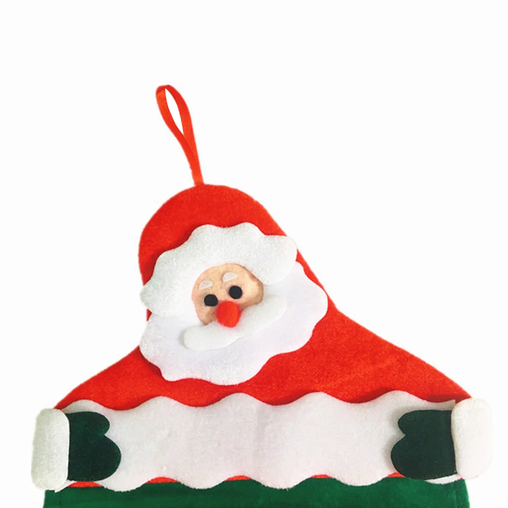 

Christmas Countdown to Christmas Calendar Fabric Santa Claus Holiday Decoration Home Party Countdown Calendar Decor