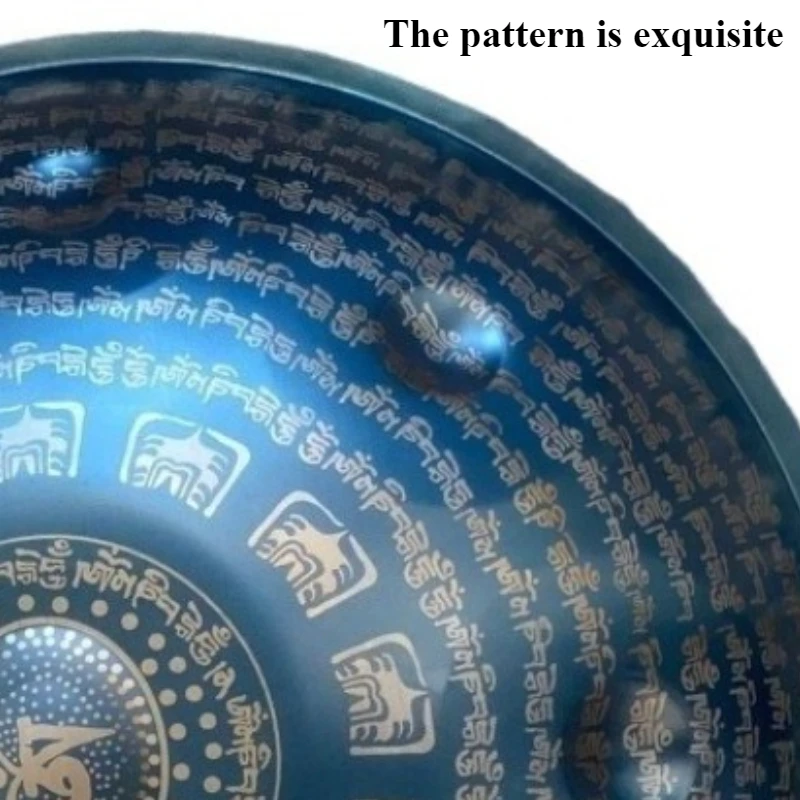 9 لهجة التأمل HandPan 10 نغمات المقالي الصلب المتقلي 12 لهجة الكبار المبتدئين HandPan الآلات الموسيقية المهنية