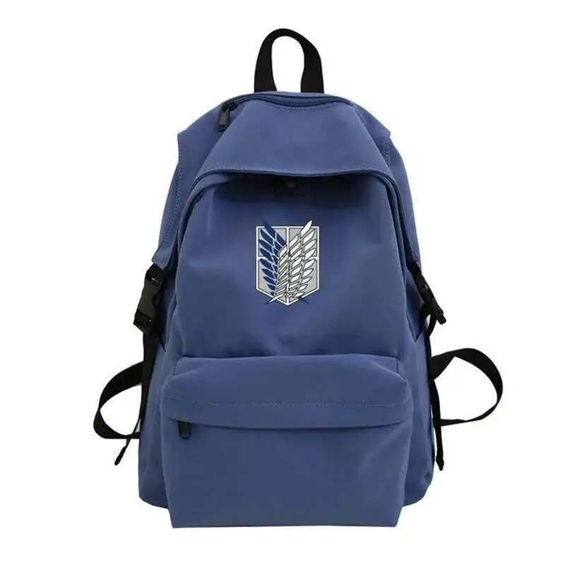 Anime-Spiel Schwarz Blau Grün Grau Gelb Attack On Titan Shingeki No Kyojin Kinder Teenager Schultaschen Rucksäcke Mädchen Jungen