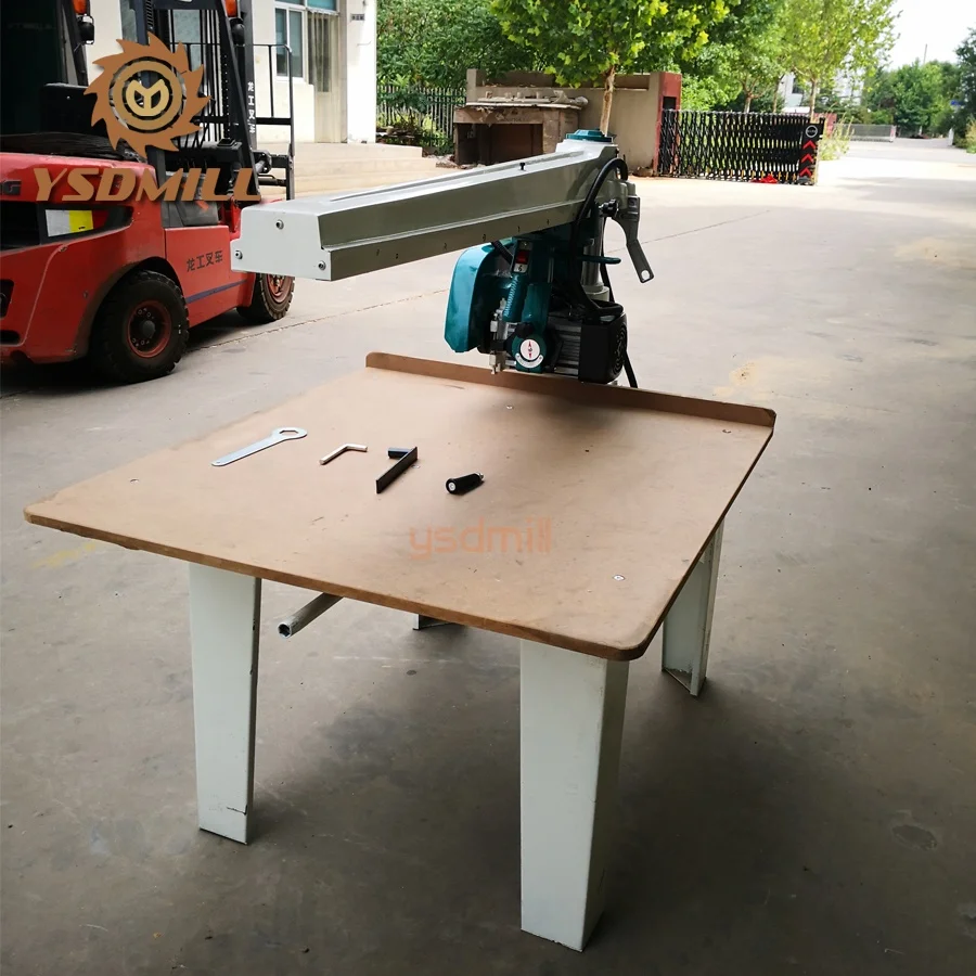 Mesin Pemotong Kayu Circular Blde Gergaji Lengan Radial