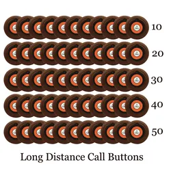 QWICALL 50 pcs Waiter Call Buttons Pager Wireless Calling Systems for Cafe Factory Hospital Hotel Restaurants Transmitter