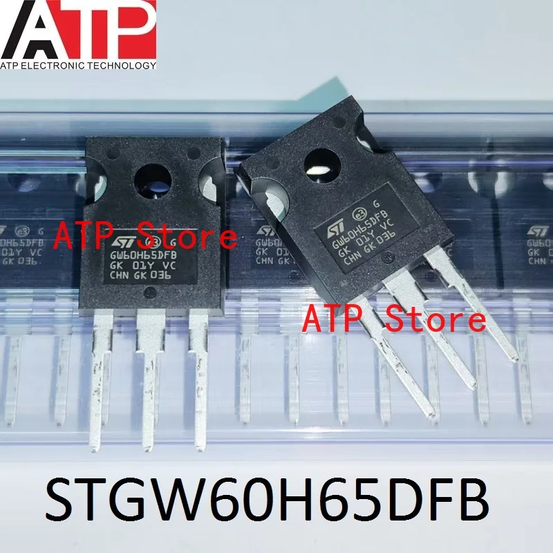 10 STKS/PARTIJ 100% Nieuwe Originele GW60H65DFB STGW60H65DFB TO-247 Transistors IGBT 650 V 60A 375 W