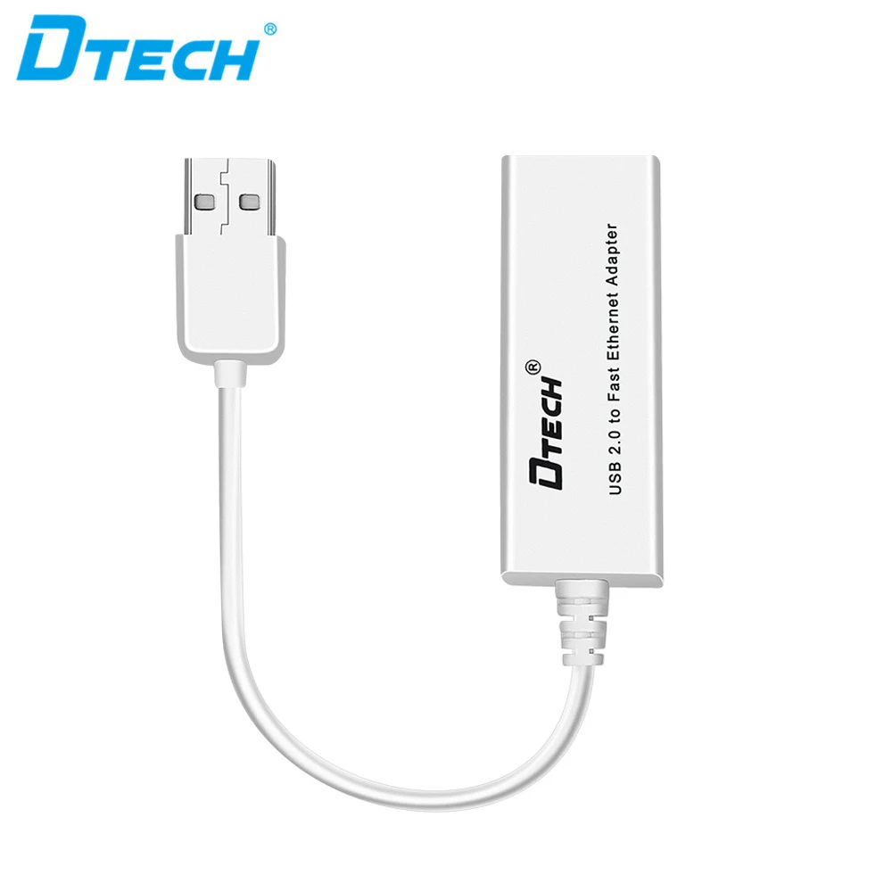 Интерфейс DTECH USB 2.0 Адаптер Ethernet-Rj45 USB-порт HUB Передача данных