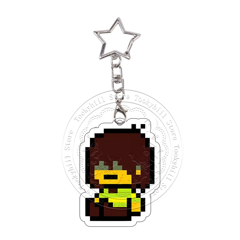 DELTARUNE Taschenanhänger Schlüsselanhänger Jevil Spamton Noelle Acryl-Schlüsselanhänger Holiday Ralsei Charaktere Kollektion Deko Geburtstagsgeschenk – Detail 5