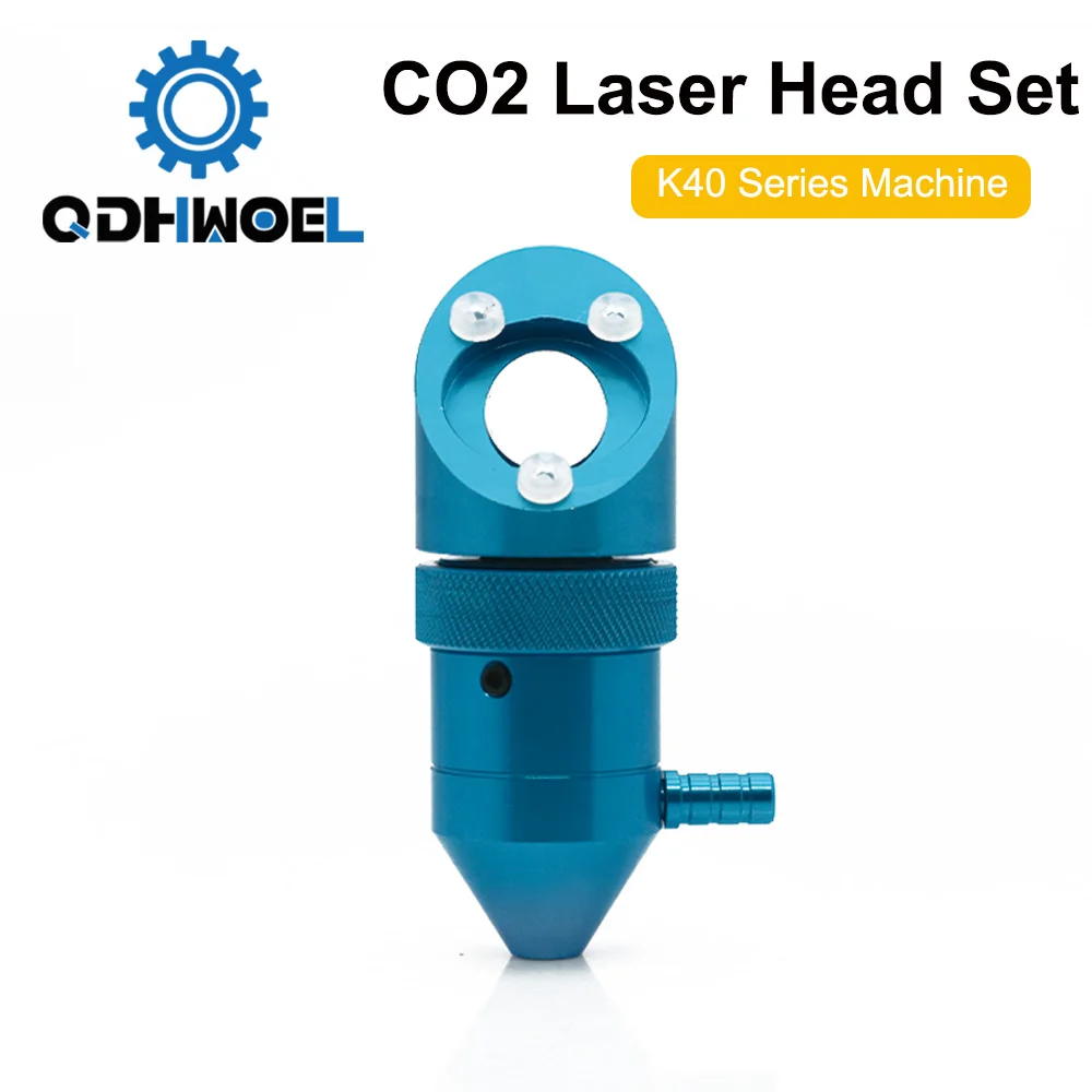 QDHWOEL QDHWOEL CO2 ليزر رئيس ، K40 سلسلة النقش بالليزر ، عدسة آلة القطع ، ضياء 15 ، 18 مللي متر ، البعد البؤري 50.8 مللي متر مرآة ، 20 مللي متر