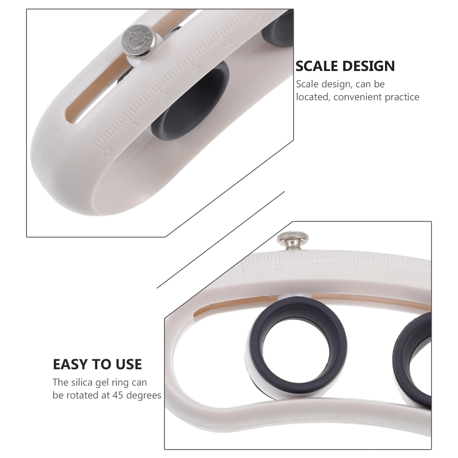 

1pc Finger Expansion Training Tool For Guitar Ukulele Piano Beginner Hand Strengthener Durable Expander Device Useful Accessory