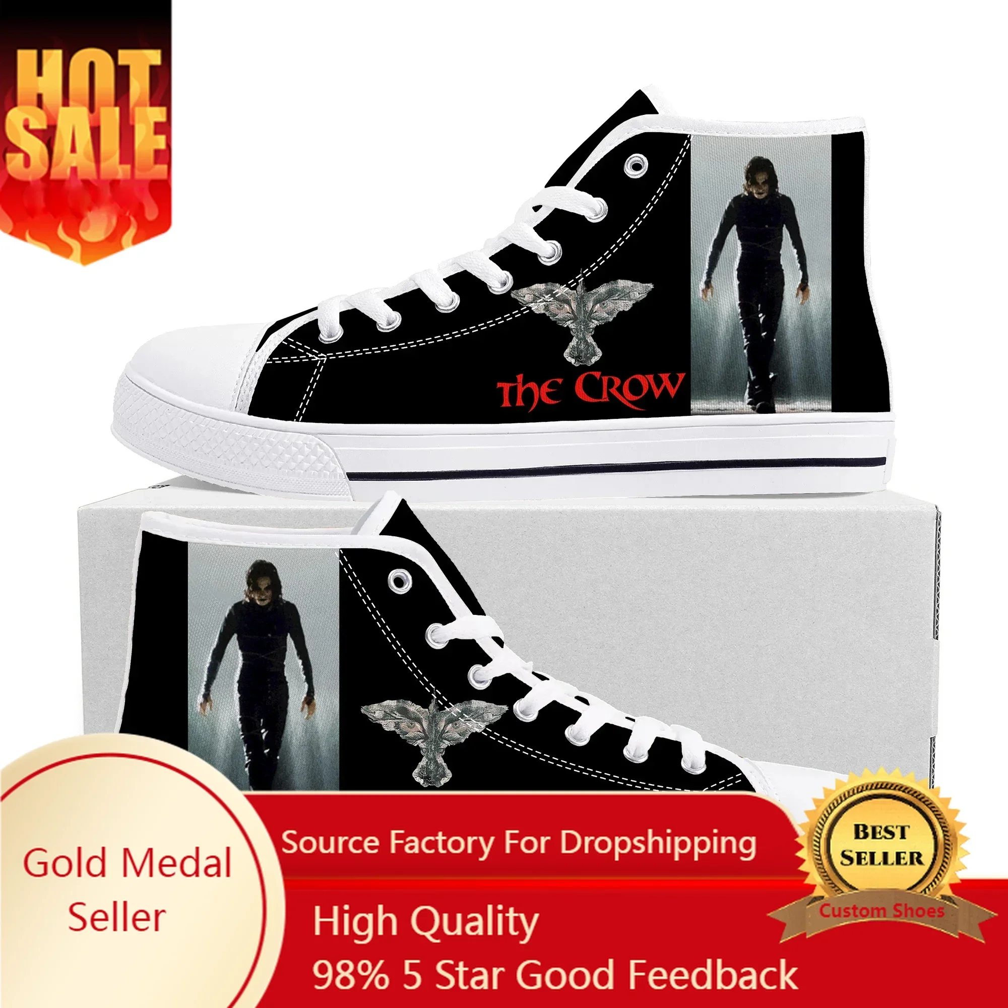 

The-Witcherr High Top Sneakers Mens Womens Teenager High Quality Symbol Wolf Canvas Sneaker couple Shoe Casual Custom Made Shoes