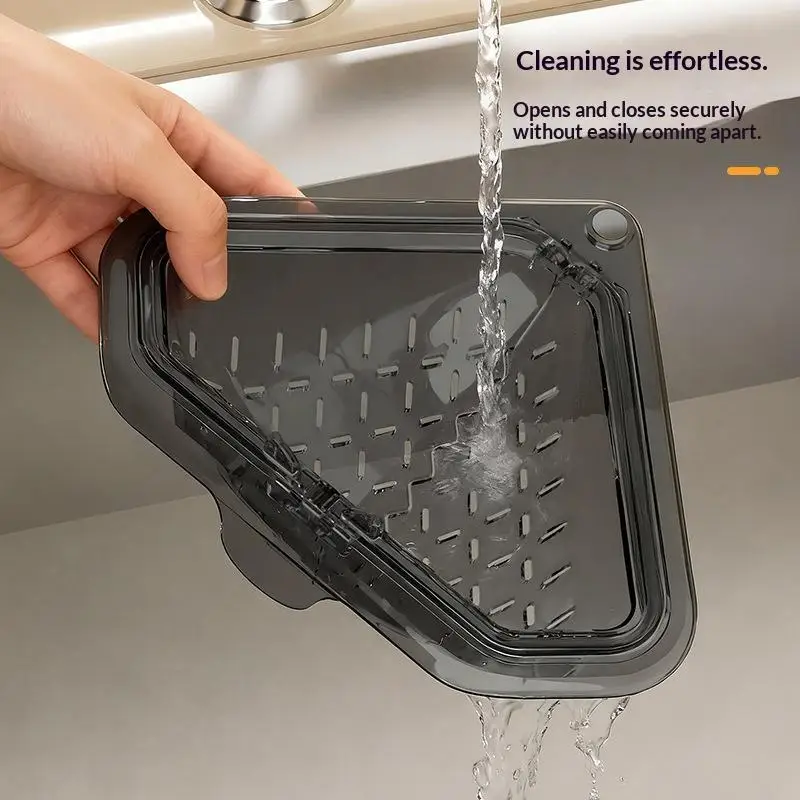 Rustproof Magnetic Sink Strainer Food Debris Filter Basket with Strong Magnets Quick Drain for Washing Noodles Veg Kitchen Sink