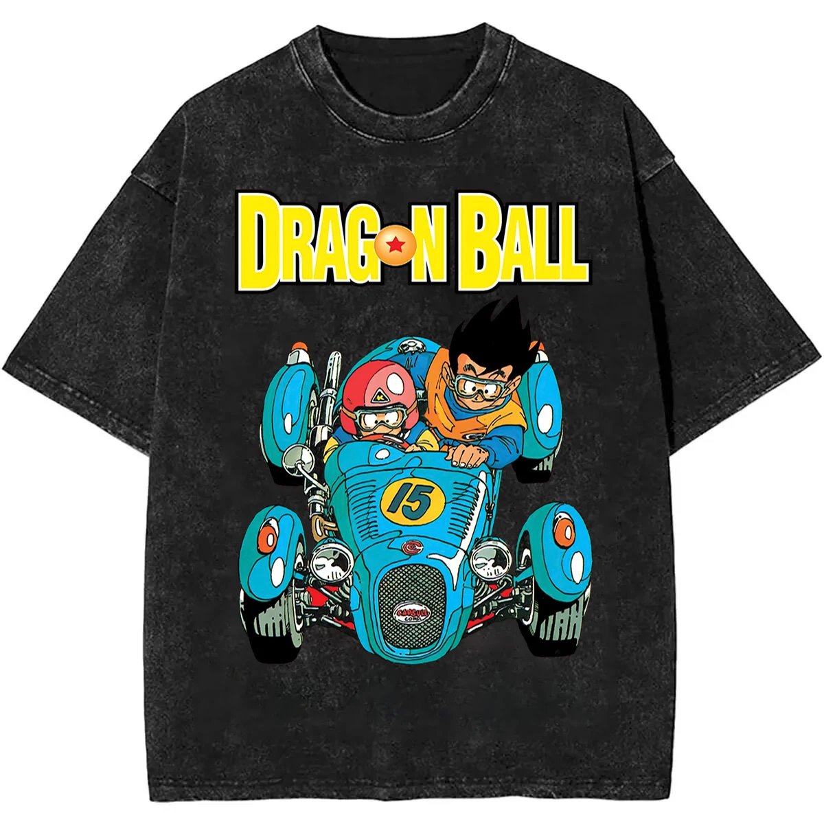 Camiseta de Verano 2026 de Dragon Ball Retro Anime Super Saiyan Blue Goku y Gohan, 100% Algodón Puro, Altamente Lavable, Unisex