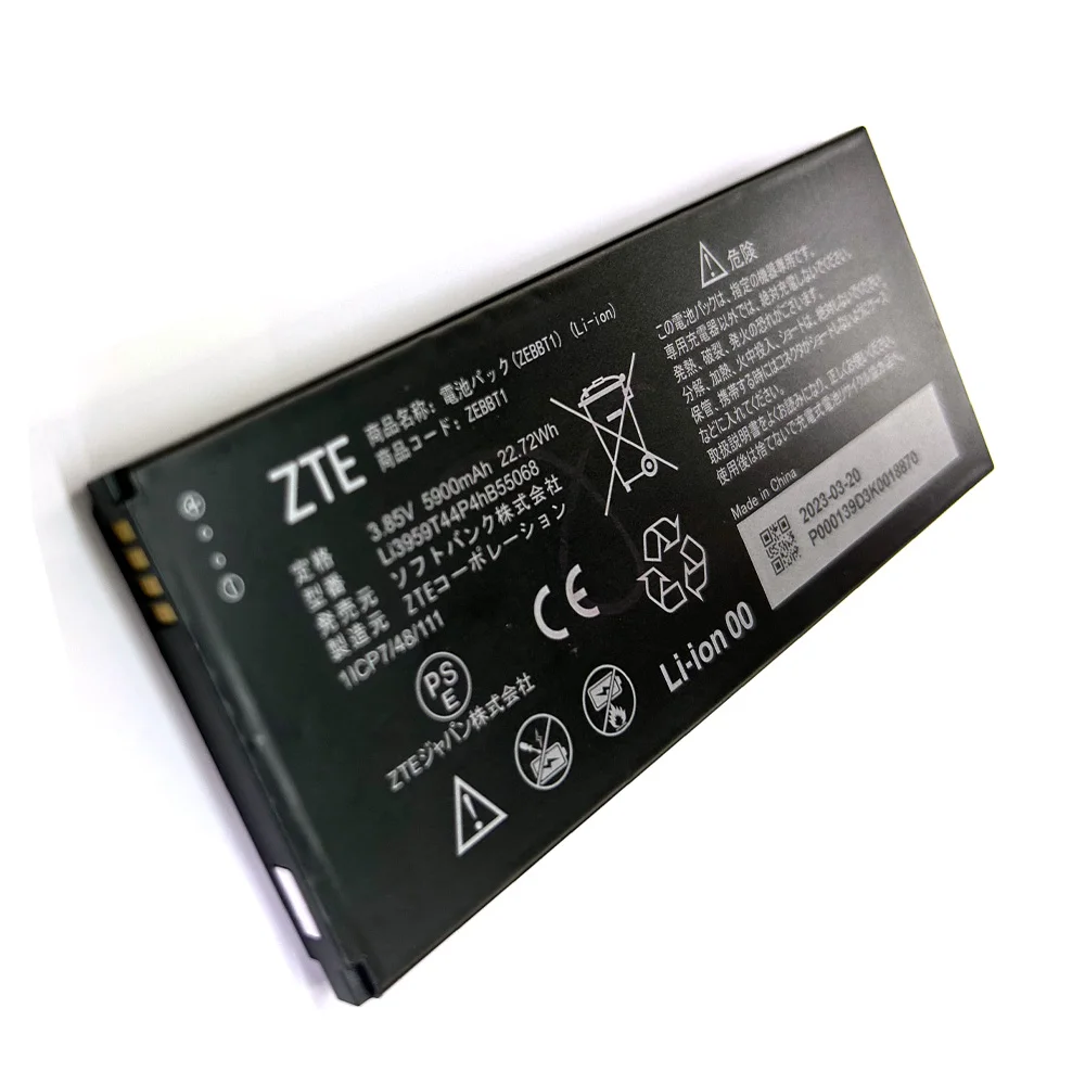 Original Replacement 5900mAh Li3959T44P4hB55068 Battery For ZTE A101ZT MU5020 Portable WiFi Router ZTE ZEBBT1 Batteria