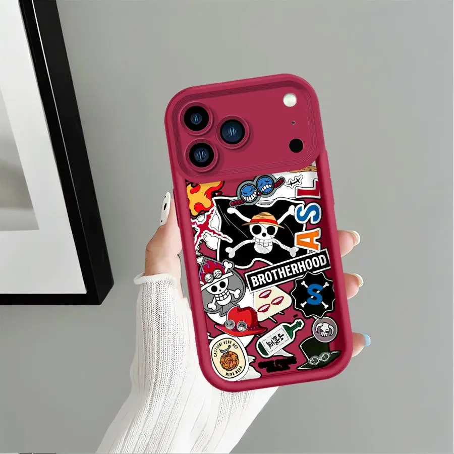 Ones Pieces Thousand Sunny Case for Apple iPhone 17 Pro Max 14 Plus 16 15 XR 16e 17E 11 12 13 Mini XS Phone Cover view 4