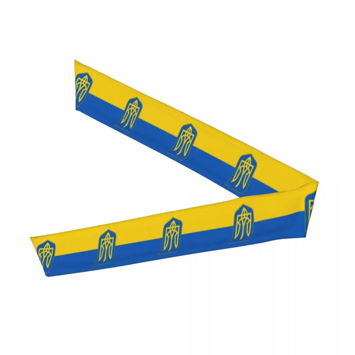 Tie Headbands Flag Of Ukraine (3) Sports Head Band Athletic Sweatband Bandana Sweat Wicking