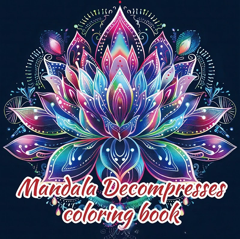 Strumento magico da colorare per alleviare lo stress Scarabocchi creativi Libro da colorare Libro illustrato Mantuo Luo Libro illustrato per alleviare lo stress