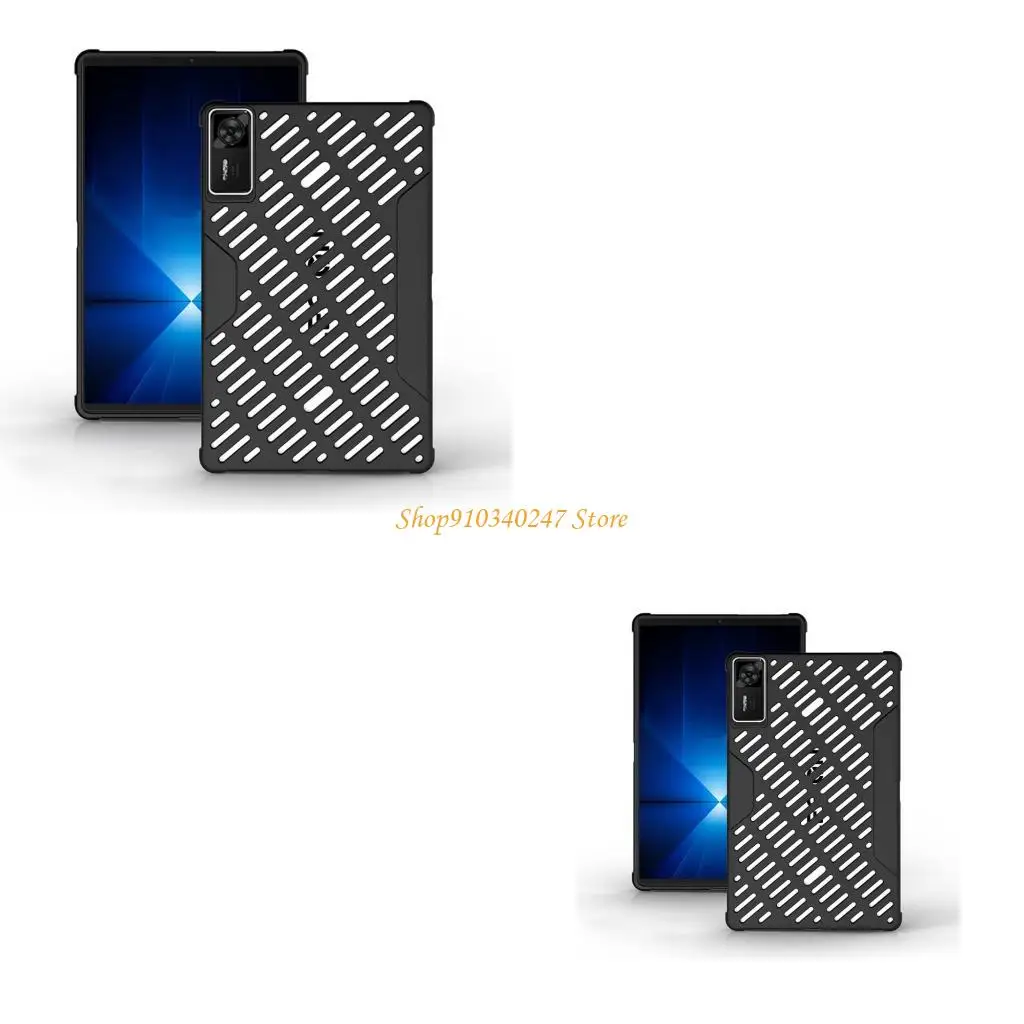 

Чехол для игрового планшета Q22A Оптимизированные каналы охлаждения Нескользящая текстурированная ручка Амортизирующий ТПУ