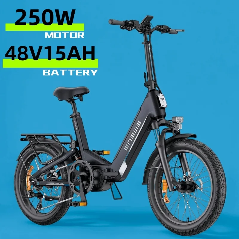 Bicicleta eléctrica plegable ENGWE L20 3,0 PRO 250W Motor de accionamiento medio 48V15AH bicicleta eléctrica con freno hidráulico bicicleta eléctrica para desplazamientos en la ciudad para adultos