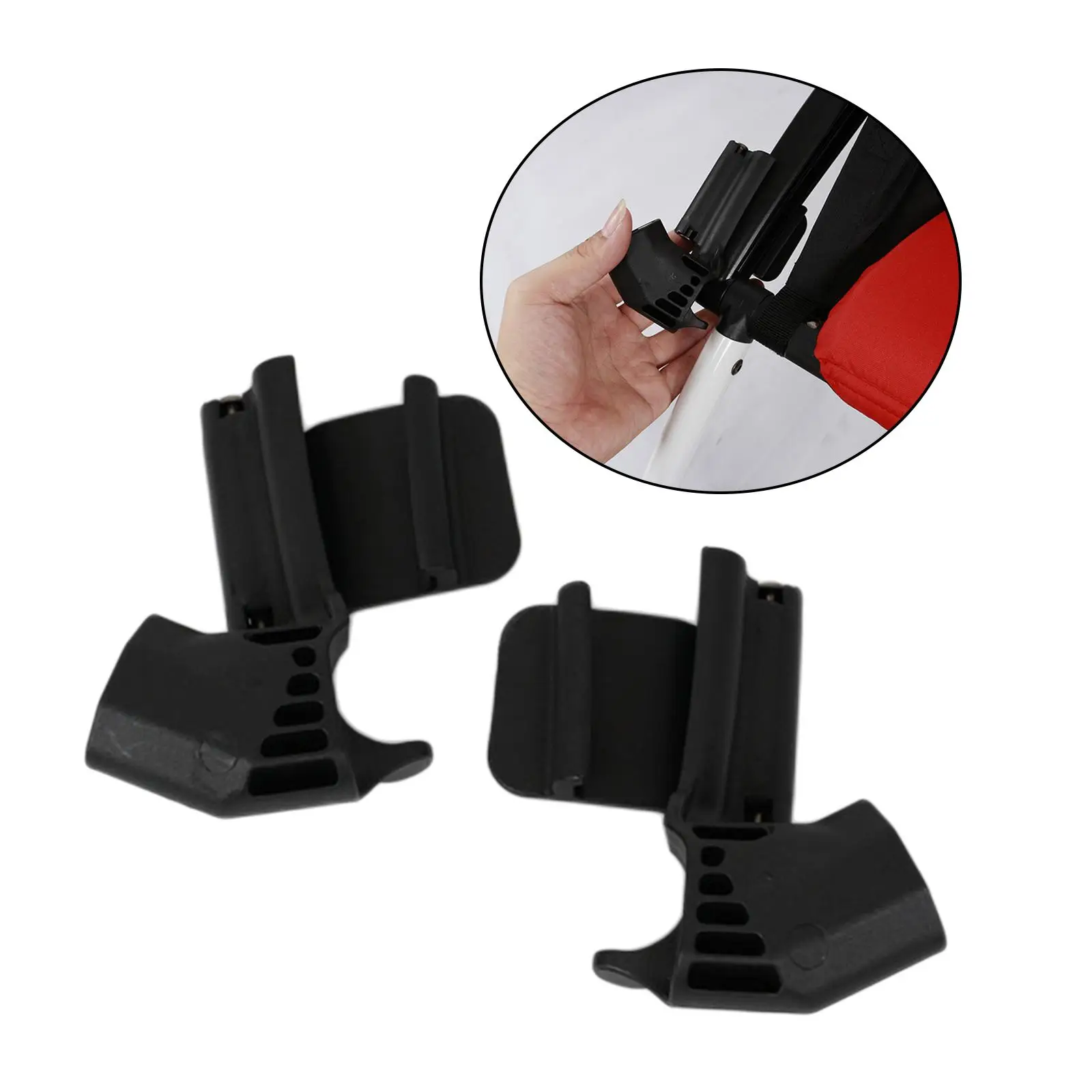 Child Stroller Bumper Bar Buckles Crossbar Install Handlebars Buggy Grip Pram Baby Pushchair Armrests Joint Adapter Replacement