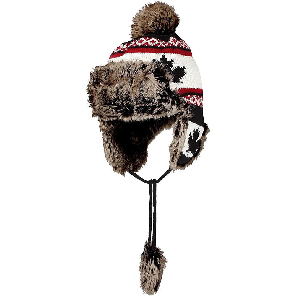 

Wool Cap Ear Covers Cold Weather Hat Warm Knitting Warmer Knitted Caps for Women Keeping Outdoor