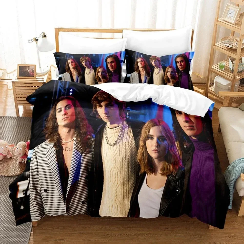 Maneskin Rock Band Supplies Set Duvet Cover Set Bedding Sets For Adults Bed With Pillowcases No Filling Luxury Birthday Gifts