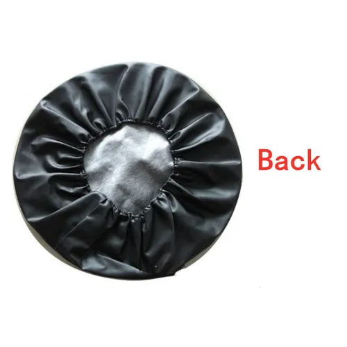 Imagen 2 del producto 1 Juego de cubierta protectora de rueda de repuesto de cuero de PVC de 14 ""y 15"" pulgadas, accesorios de coche para Suzuki jimny 14 2012-2019 # 15 #   neumático