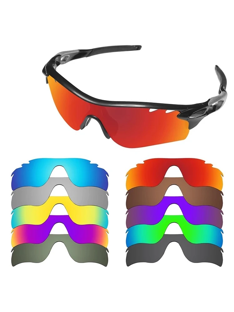 

Hokklo Replacement Polarized Lenses for Oakley RadarLock Path Vented OO9181 OO9206 Sunglasses Frame Multi Colors Options