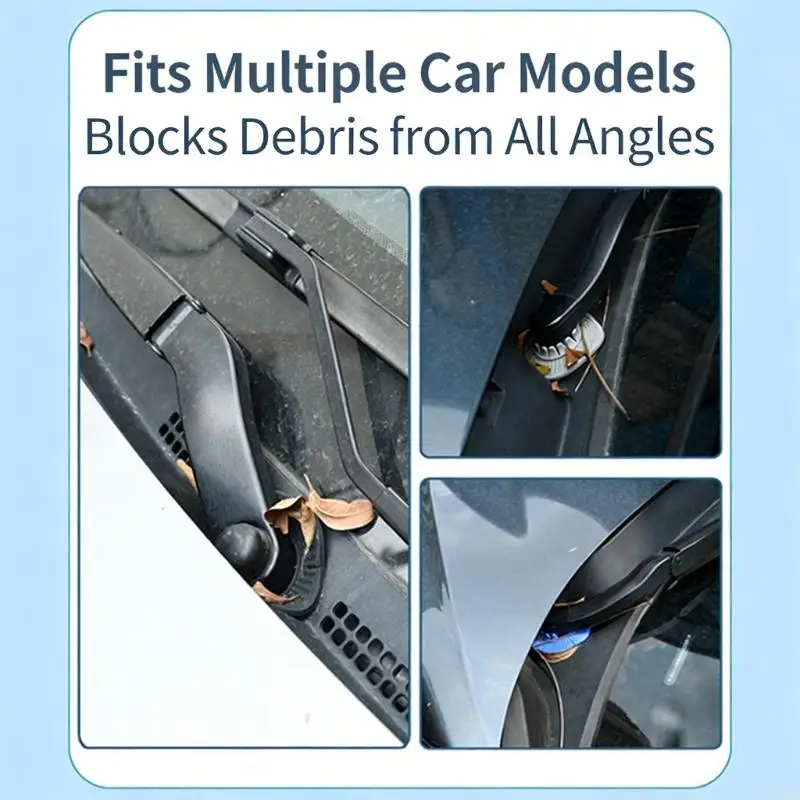 J0MA Car Wiper Arm Bottom Hole Protective Covers Windshield Wiper Arm Dust Cover Caps