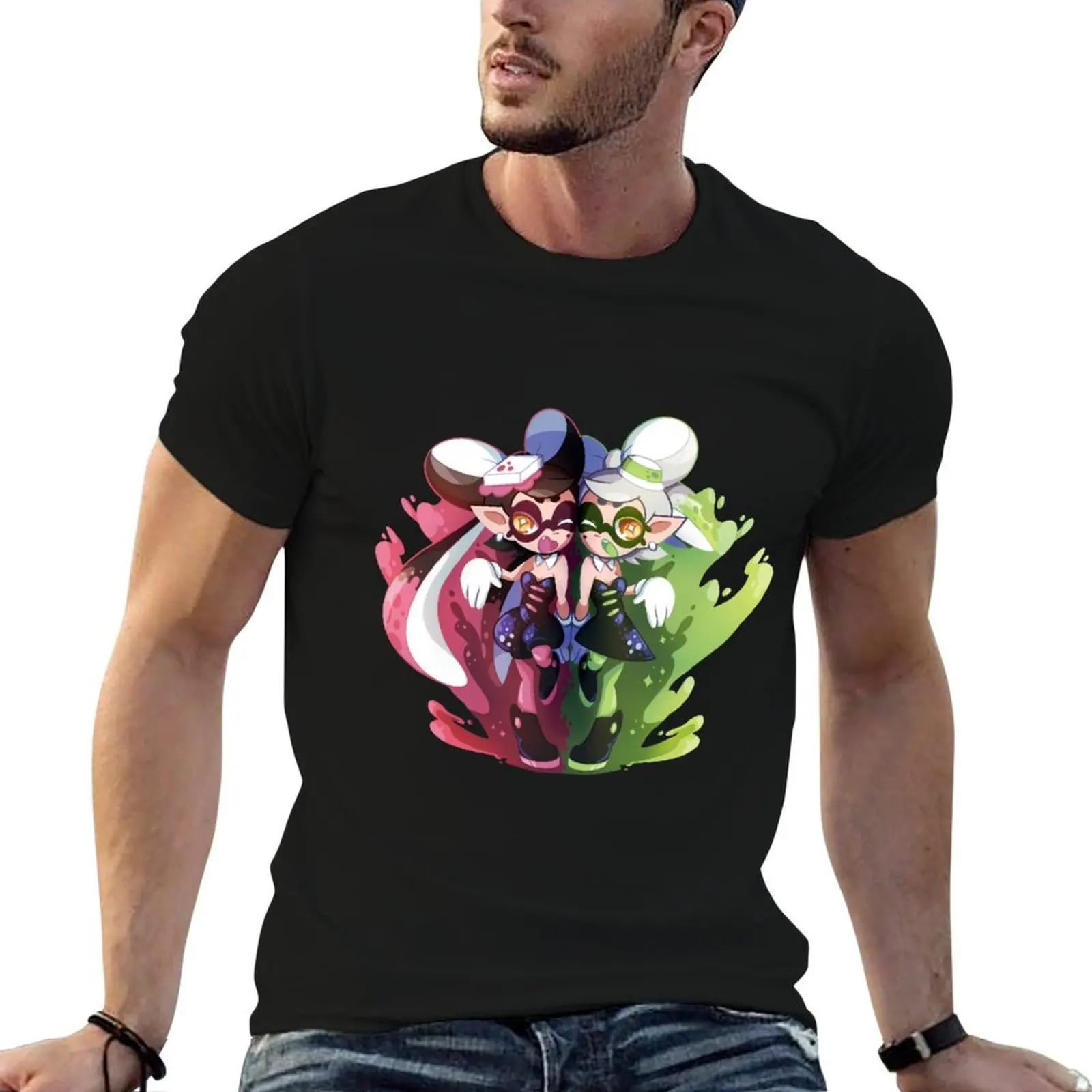 

Squid Sisters T-Shirt t shirts for man graphic funny cotton t shirts high quality T-Shirt