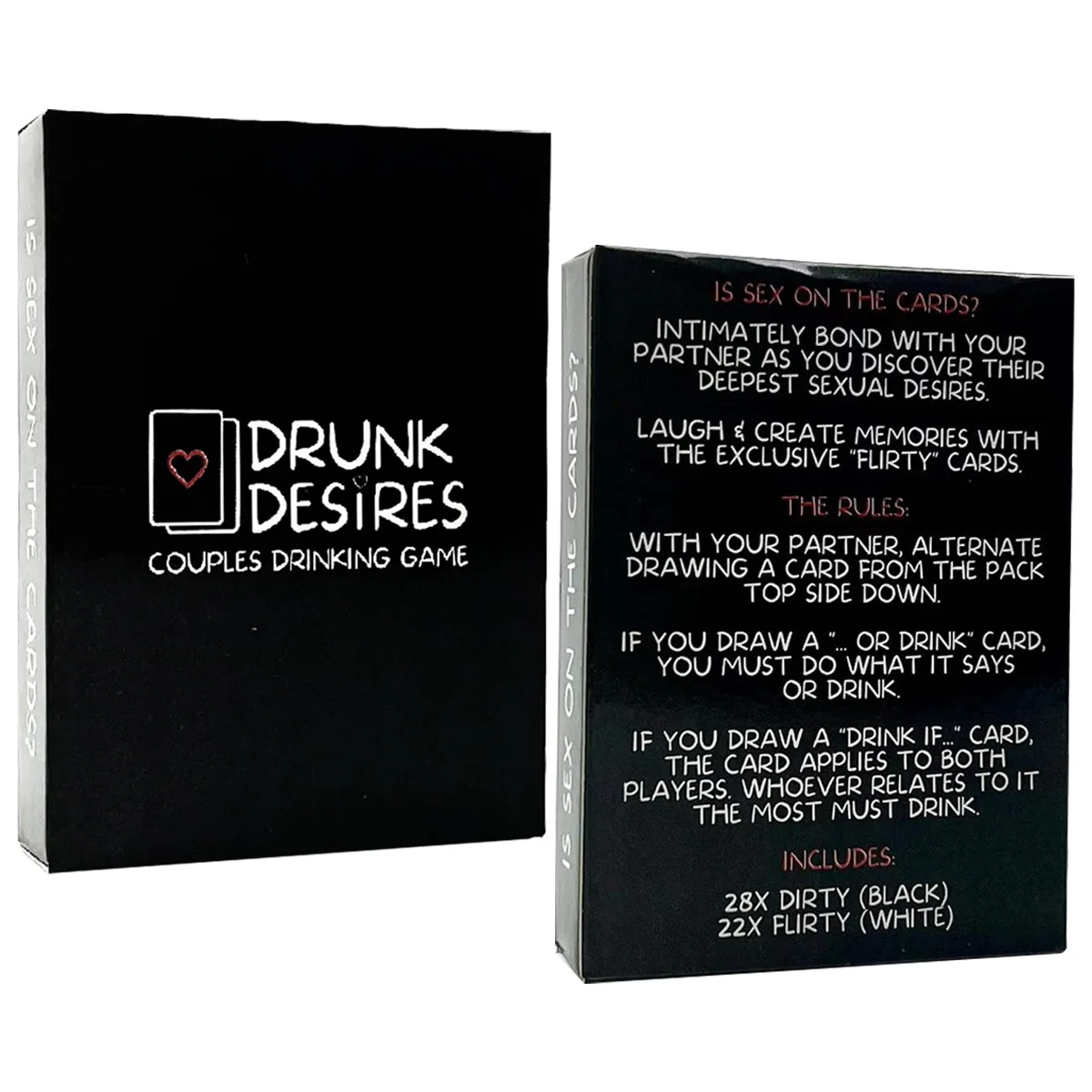 Drunk Desires Couples Drinking Game - Uncover Intimate Desires & Have Fun